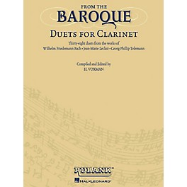 Rubank Publications From the Baroque (Duets for Clarinet) Ensemble Collection Series Softcover