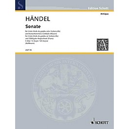 Schott Sonata Schott Series Composed by Georg Friedrich Händel Arranged by Adolf Hoffman