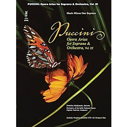 Music Minus One Puccini Arias for Soprano with Orchestra - Volume III Music Minus One Series  by Giacomo Puccini