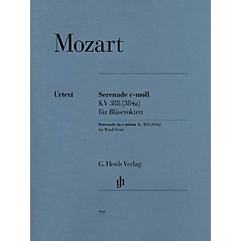 G. Henle Verlag Serenade in C minor, K. 388 (384a) Henle Music Folios Series Softcover by Wolfgang Amadeus Mozart