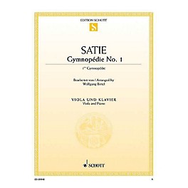 Schott Gymnopédie No. 1 (Viola and Piano) String Series Softcover