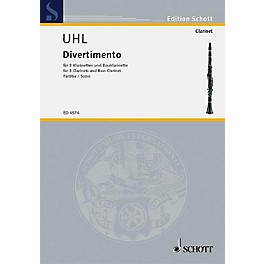 Schott Divertimento (Score) Schott Series Composed by Alfred Uhl