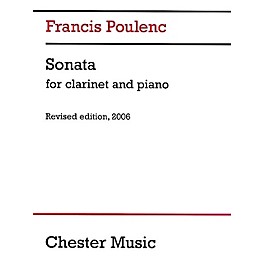 Chester Music Sonata for Clarinet and Piano (Revised Edition, 2006) Music Sales America Series