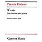 Chester Music Sonata for Clarinet and Piano (Revised Edition, 2006) Music Sales America Series thumbnail