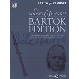 Boosey and Hawkes Bartok For Clarinet Boosey & Hawkes Chamber Music BK/CD Composed by Bela Bartok Arranged by Hywel Davies