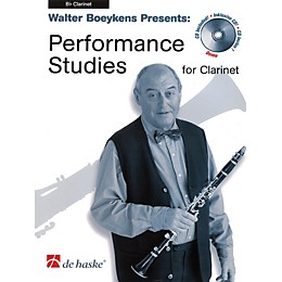 De Haske Music Performance Studies for Clarinet (Book/CD Pack) De Haske Solo Work CD Series Written by Walter Boeykens