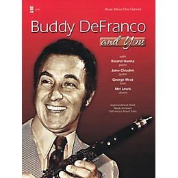 Music Minus One Buddy DeFranco and You Music Minus One Series BK/CD Performed by Buddy DeFranco