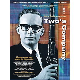 Nektar Bob Wilbur - Two's Company: 16 Clarinet Duets Music Minus One Series BK/CD by Bob Wilbur