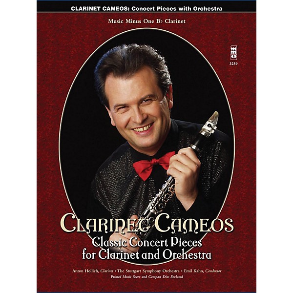 Nektar Clarinet Cameos - Classic Concert Pieces for Clarinet and Orchestra Music Minus One BK/CD