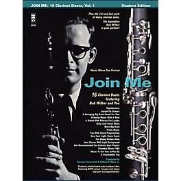 Nektar Bob Wilbur - Join Me: 16 Clarinet Duets Music Minus One Series BK/CD Performed by Bob Wilbur