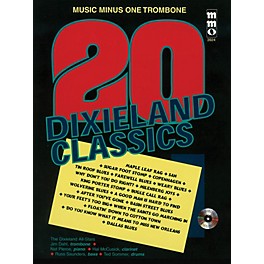 Nektar Twenty Dixieland Classics (Music Minus One Trombone) Music Minus One Series Softcover with CD