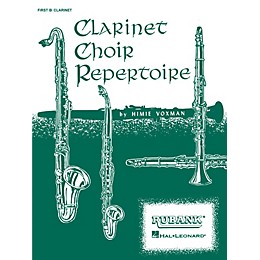 Rubank Publications Clarinet Choir Repertoire (Bass Clarinet Part) Ensemble Collection Series Composed by Various