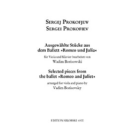 Sikorski 8 Pieces from Romeo and Juliet (for Viola and Piano) String Series