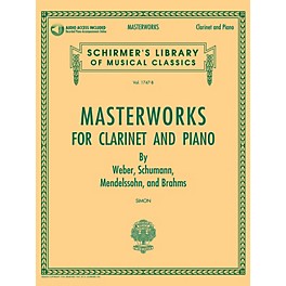 Positive Grid Masterworks for Clarinet and Piano Woodwind Solo Softcover Audio Online Edited by Eric Simon