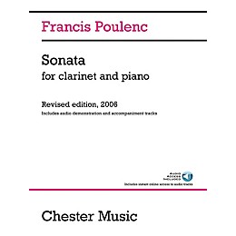 Chester Music Sonata for Clarinet and Piano Music Sales America Series Softcover Audio Online