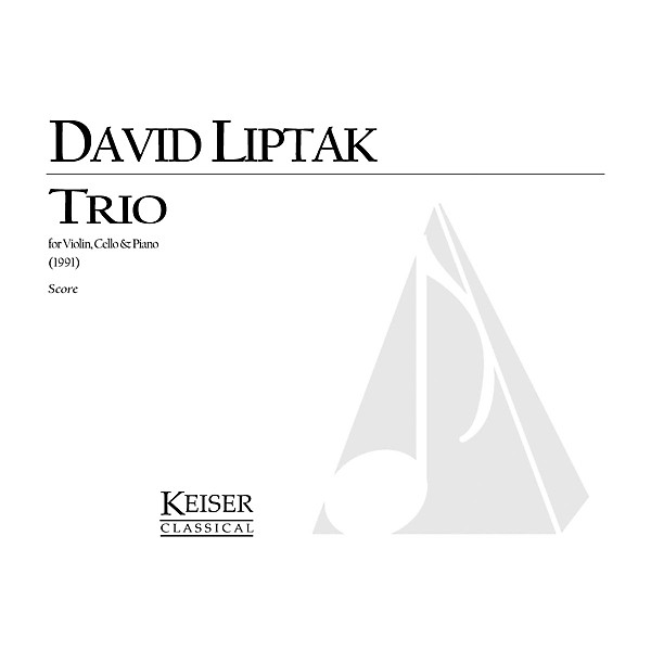 Lauren Keiser Music Publishing Trio (for Viola, Percussion and Piano) LKM Music Series Composed by David Liptak