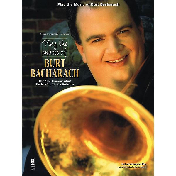 Nektar Play the Music of Burt Bacharach (Trombone) Music Minus One Series Softcover with CD by Roy Agee