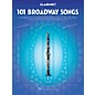 Hal Leonard 101 Broadway Songs for Clarinet Instrumental Folio Series Softcover thumbnail