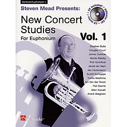 Hal Leonard Steven Mead Presents: New Concert Studies for Euphonium De Haske Play-Along Book BK/CD by Steven Mead