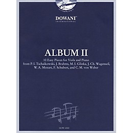 Dowani Editions Album Vol. II (Easy) Viola and Piano (10 Easy Pieces for Viola and Piano) Dowani Book/CD Series