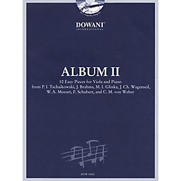 Dowani Editions Album Vol. II (Easy) Viola and Piano (10 Easy Pieces for Viola and Piano) Dowani Book/CD Series