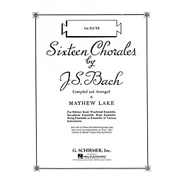 G. Schirmer Sixteen Chorales (Eb Clarinet Part) G. Schirmer Band/Orchestra Series Composed by Bach