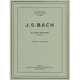 Music Sales JS Bach: Piano Concerto In F Minor (Two Pianos) Music Sales America Series