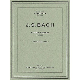 Music Sales JS Bach: Piano Concerto In F Minor (Two Pianos) Music Sales America Series