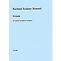 Music Sales Richard Rodney Bennett: Sonata for Soprano Saxophone and Piano Music Sales America Series thumbnail