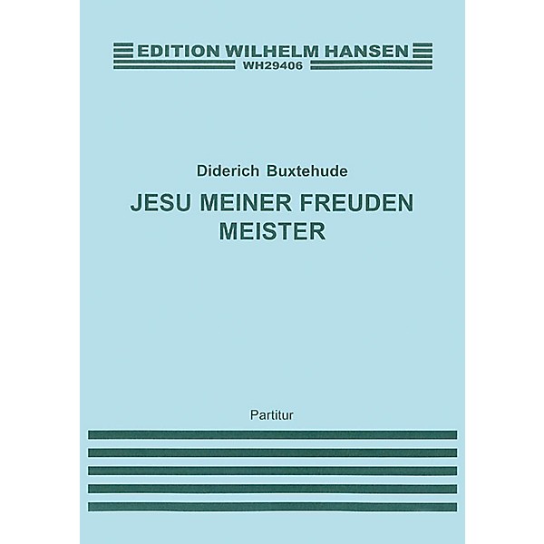 Music Sales Buxtehude, D Jesu Meiner Freiden Meister Satb/Strings/Cont (G,e) Music Sales America Series
