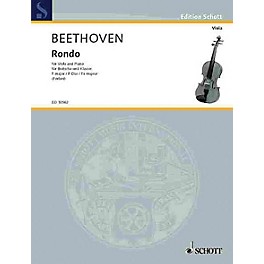 Schott Rondo (Viola and Piano) Schott Series Composed by Ludwig van Beethoven Arranged by Watson Forbes