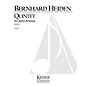 Lauren Keiser Music Publishing Clarinet Quintet LKM Music Series Composed by Bernhard Heiden thumbnail