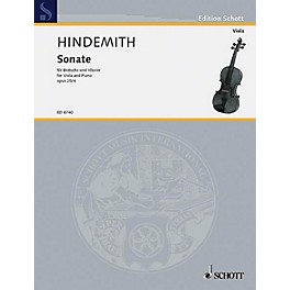 Schott Sonata, Op. 25, No. 4 (1922) (Viola and Piano) Schott Series