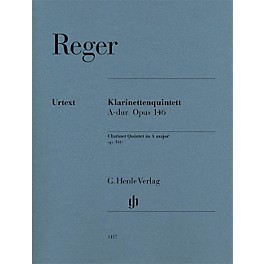 G. Henle Verlag Clarinet Quintet in A Major Op. 146 Henle Music Folios Series Softcover Composed by Max Reger