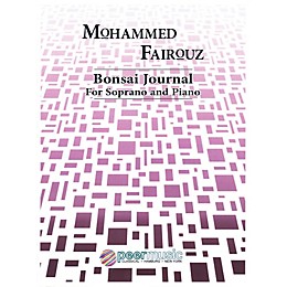Peer Music Bonsai Journal (Soprano and Piano) Peermusic Classical Series  by Mohammed Fairouz