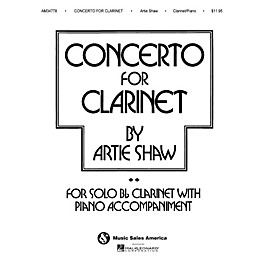 Music Sales Artie Shaw - Concerto for Clarinet Music Sales America Series Performed by Artie Shaw