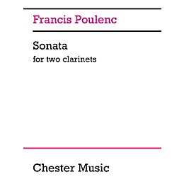 Chester Music Sonata for Two Clarinets Music Sales America Series