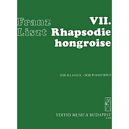 Editio Musica Budapest Rhapsodie Hongroise #7-pno EMB Series Composed by Franz Liszt