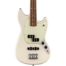 Fender Mustang PJ Bass Pau Ferro Fingerboard Olympic White