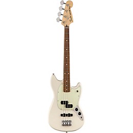 Fender Mustang PJ Bass Pau Ferro Fingerboard Olympic White