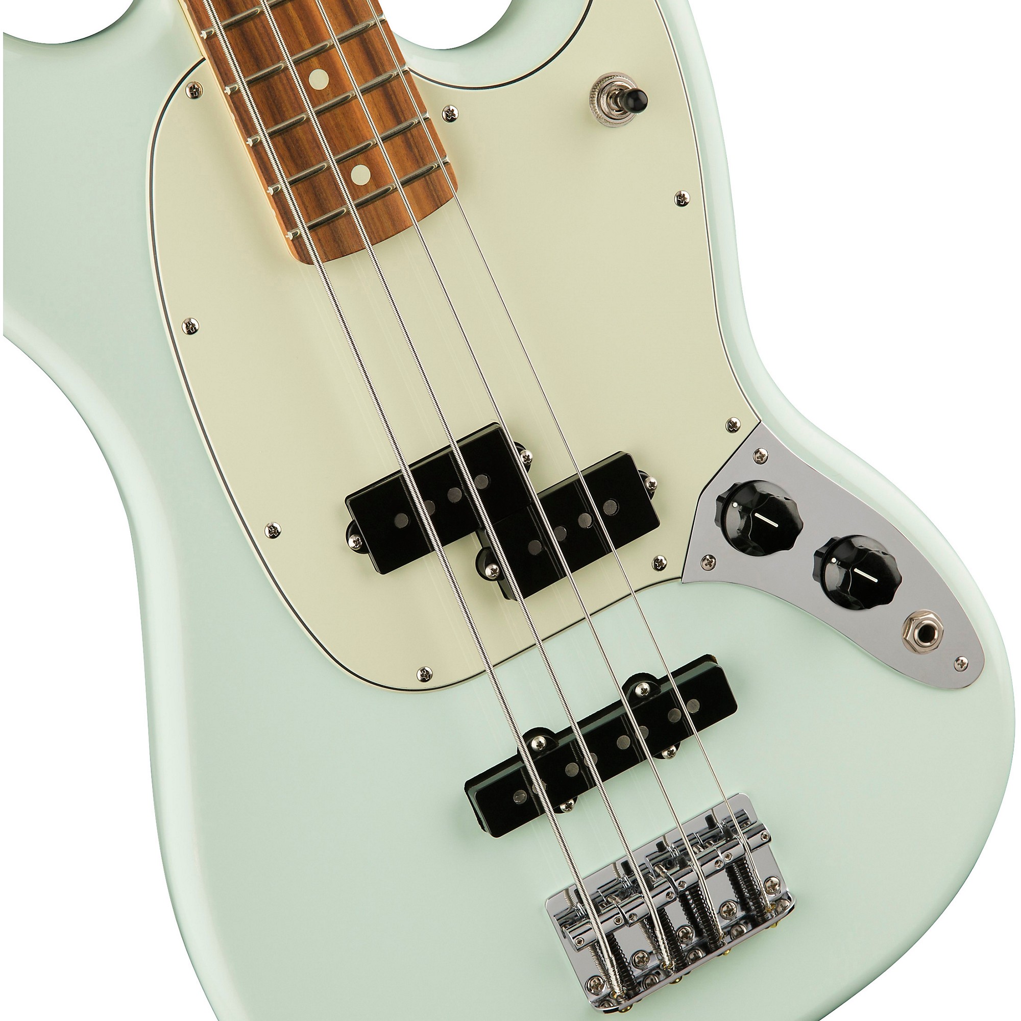 Open Box Fender Mustang PJ Bass Pau Ferro Fingerboard Sonic
