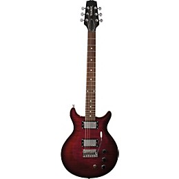 Hamer Sunburst Archtop Electric Guitar Dark Cherry Burst