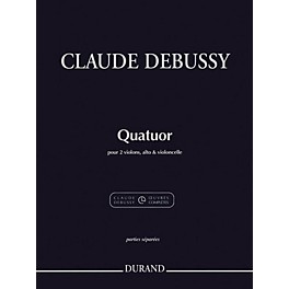 Durand String Quartet in G minor, Op. 10 (Parts) Editions Durand Series Composed by Claude Debussy