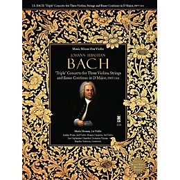 Music Minus One Bach: Triple Concerto for Three Violins in C Major, BWV 1064 Music Minus One BK/CD