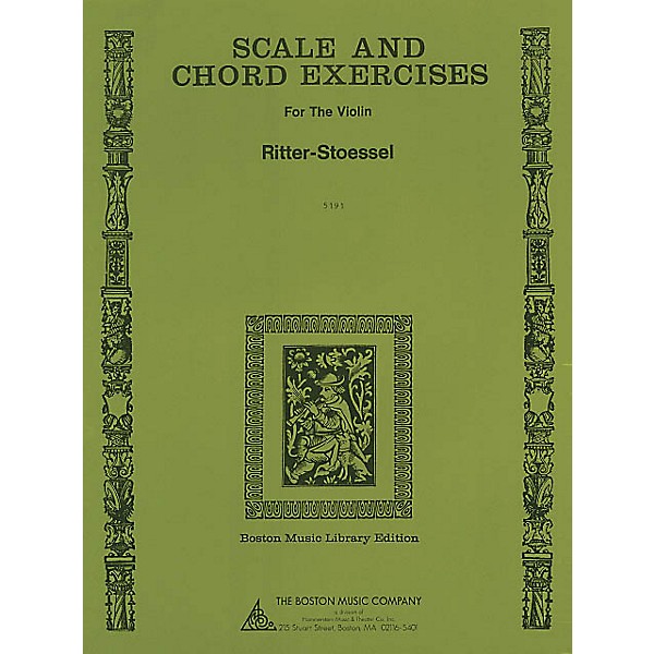 Music Sales Scale and Chord Exercises for the Violin Music Sales America Series Written by Ritter-Stoessel