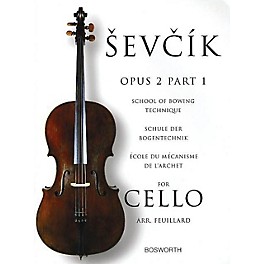 Bosworth Sevcik for Cello - Opus 2, Part 1 Music Sales America Series Written by Otakar Sevcik