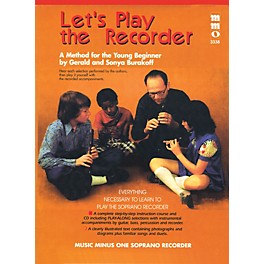 Nektar Let's Play the Recorder Music Minus One Series Softcover with CD Written by Gerald Burakoff