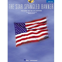 Hal Leonard The Star Spangled Banner (Play-Along Solo for Alto Saxophone) Instrumental Folio Series Book with CD