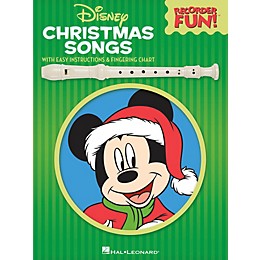 Hal Leonard Disney Christmas Songs Recorder Series Softcover