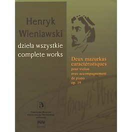 PWM Deux mazurkas caractéristiques pour violon, op. 19 PWM Series Softcover